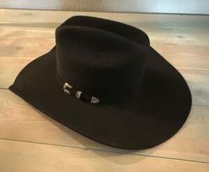 Roper Tombstone 20X Wool Cowboy Hat Black Size 6 3/4